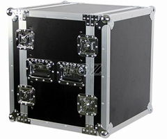 12U 19" Amp rack flight case