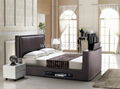 Fashion Leather Bed Designs TV Bed TB005