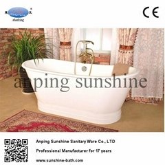 sw1002b cast iron bathtub