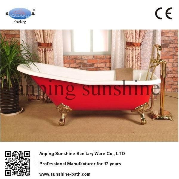 sw1008 cast iron bathtub 