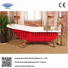 sw1008 cast iron bathtub