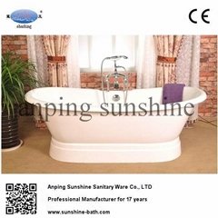 sw1009b cast iron bathtub
