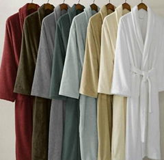 Cotton Bathrobe  manufacturer Fleece bathrobe