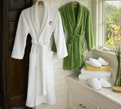 customized 100% cotton bathrobe