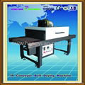 IR drying machine with conveyor