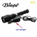 Brinyte B38 Professional Hunting CREE led rechargeable flashlight 2