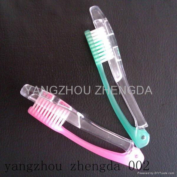 hotel double colour toothbrush