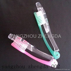 hotel double colour toothbrush