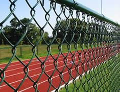 PVC coated chain link fence protecting your property