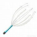 Head massager with pvc cap