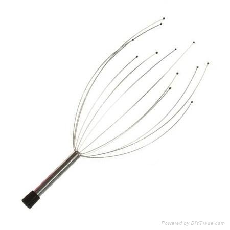 Head massager with pvc cap  2