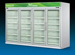 Beverage display cooler