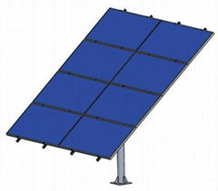 Solar array pole mount solution