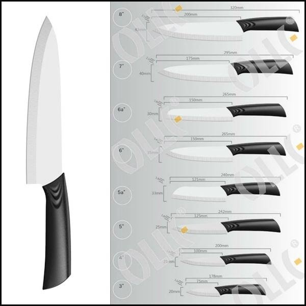 Soft Touch 8-Inch Ceramic Chef Knife 2