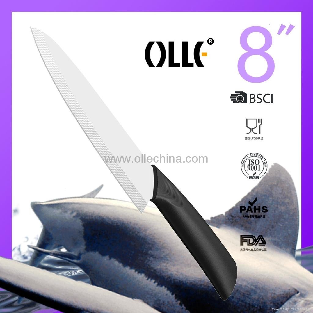 Soft Touch 8-Inch Ceramic Chef Knife 3