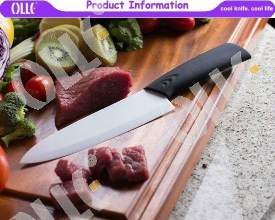 Soft Touch 8-Inch Ceramic Chef Knife 4