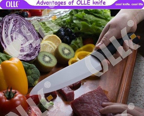 Soft Touch 8-Inch Ceramic Chef Knife 5