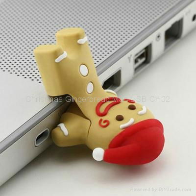 Christmas Gingerbread Man USB CH02 3