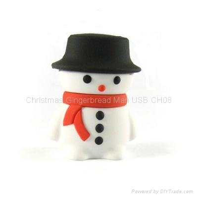Christmas Snowman USB CH08