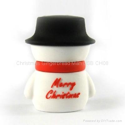 Christmas Snowman USB CH08 3