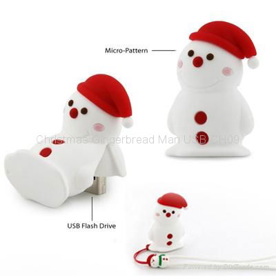 Christmas Snowman USB CH09 2