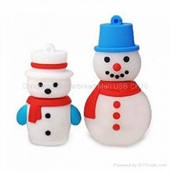 Christmas Snowman USB CH10