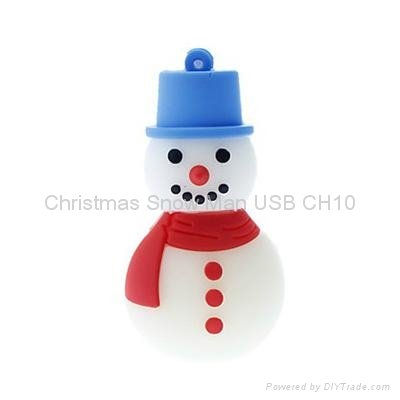 Christmas Snowman USB CH10 3