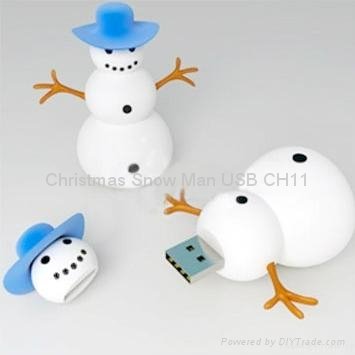 Christmas Snowman USB CH11