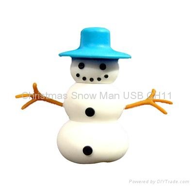 Christmas Snowman USB CH11 2