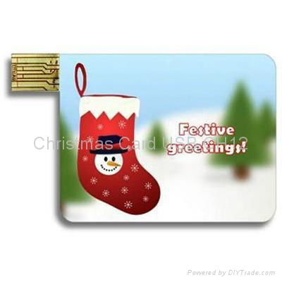 Christmas Card USB CH12