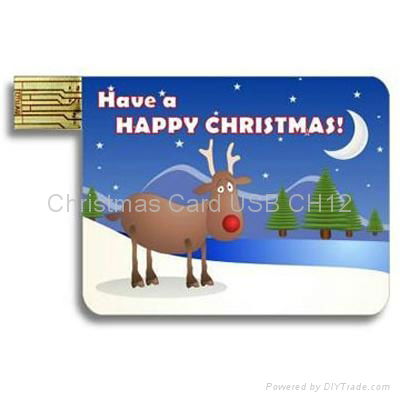 Christmas Card USB CH12 2
