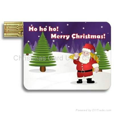 Christmas Card USB CH12 3