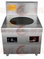 Electromagnetic flat headed soup stove（low back and circular opening） 1