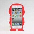 New 3D Ironman Design Soft Silicone Protective Case For iPhone 5  2