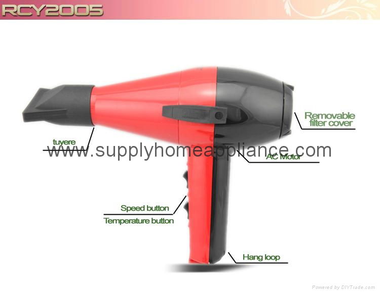 AC motor Hair Dryer Professional for Salon 4