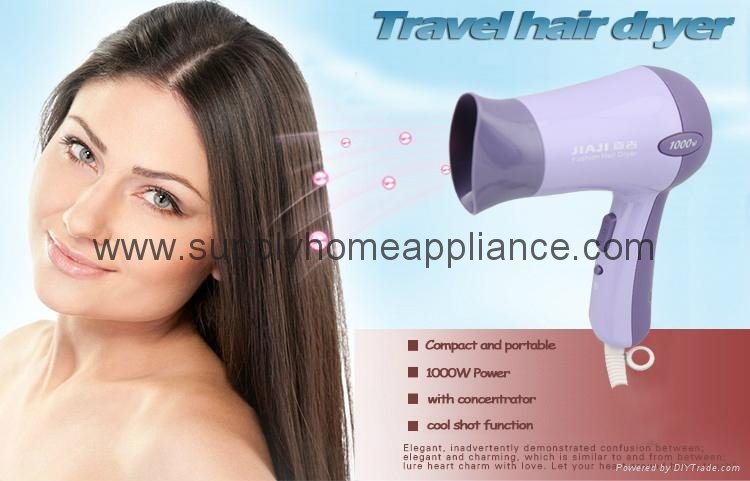 Foldable Cold Air Travel Hair Drier Manufacturer