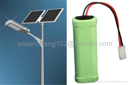 solar street lamp/lawn emergency lighting battery
