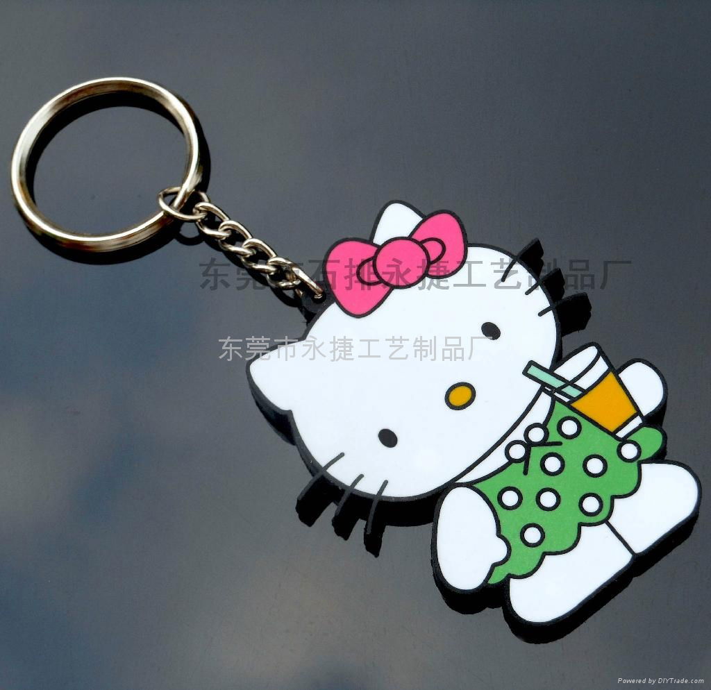 Hello Kitty KT cat Keychain Key Ring 2