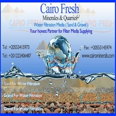 Filter gravel  water filtration  3.35mm-5.65mm