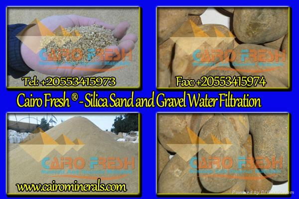 Filter gravel  water filtration  3.35mm-5.65mm 3