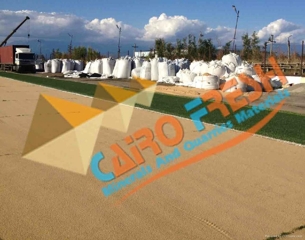 High quality cheap prices silica sand for synthetic grass From Egypt 3