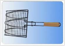 NEW Large BBQfish grill rack basket 3