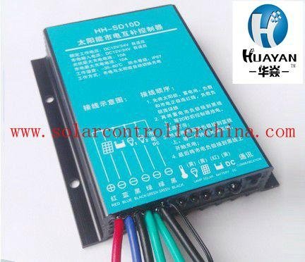 10A Dual load Municipal &Solar power hybrid charge controller