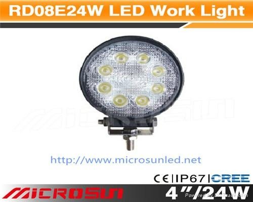 4" 24W Off Road LED Work Light