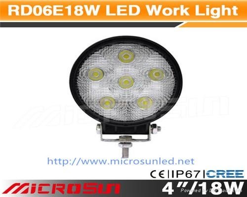 4" 18W Off Road LED Work Light 