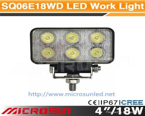 4" 18W Off Road LED Work Light  2