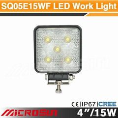 4" 15W Off Road LED Work Light
