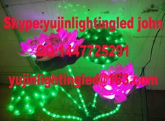 Colorful waterproof led lotus light/Holiday decorative led lotus light popular i