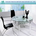 2013 China made simple design living room waiting room restroom round table 4