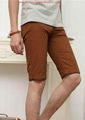 Wholesale Fashion Essential Knee Length Brown Shorts for Man 1